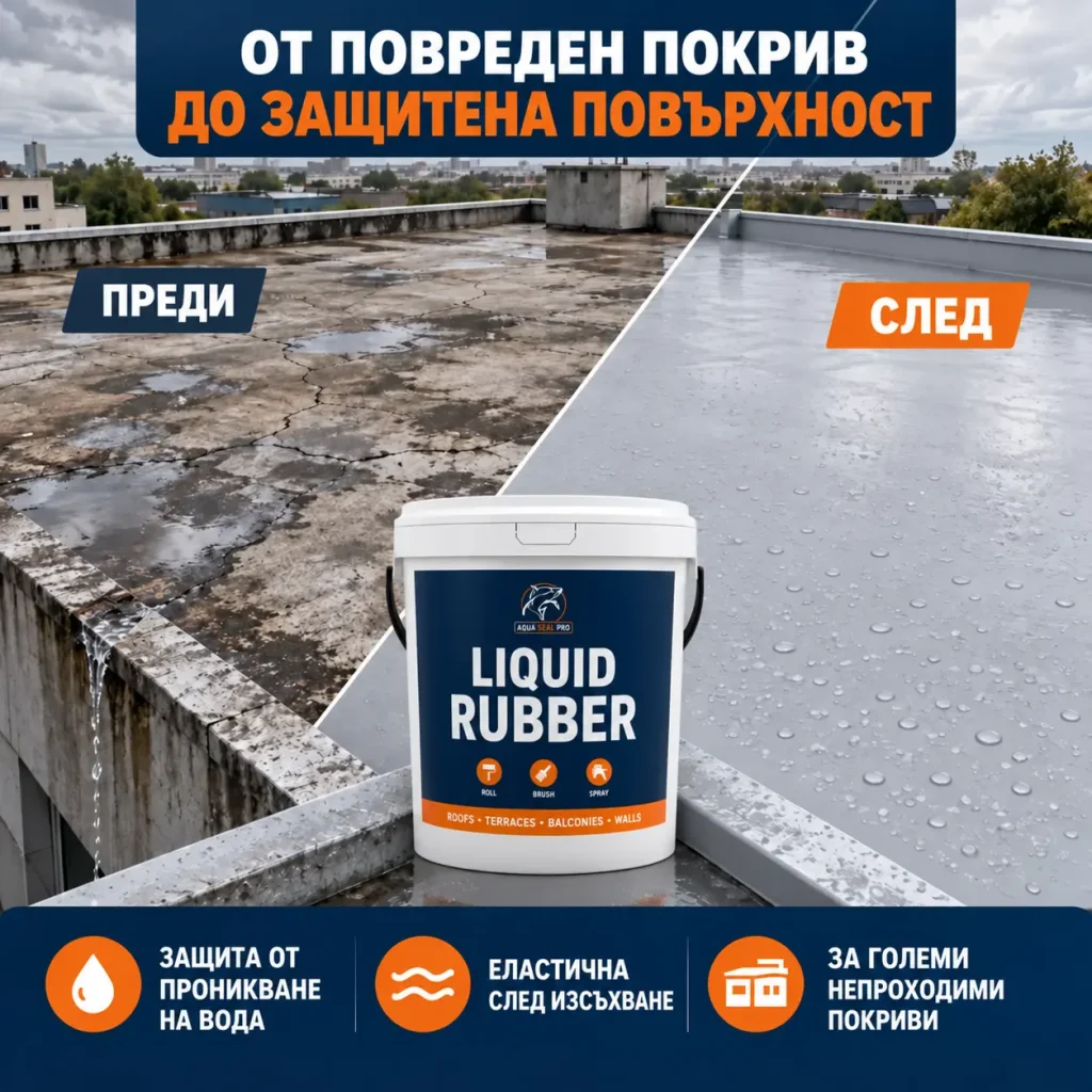 Rooftop waterproofing before and after